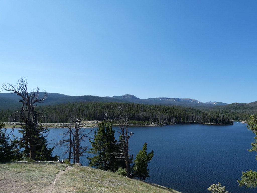 Chambers Lake off CR103 on the way to the trailhead